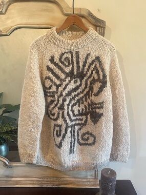 Vintage Cowichan Woolen Sweater